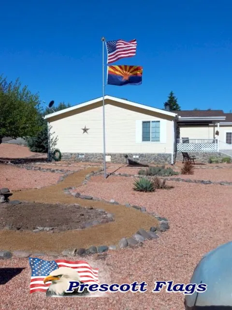 20 ft Telescoping Heavy Duty Flagpole - Made in USA from Prescott Flags