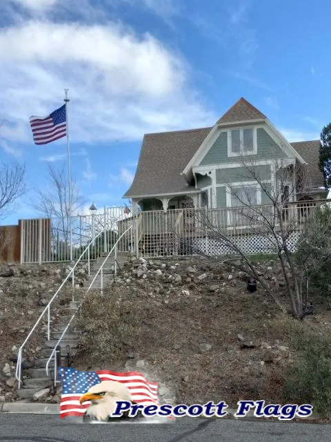 20 ft Telescoping Heavy Duty Flagpole - Made in US from Prescott Flags