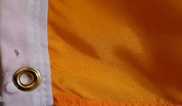 Blended Fabric Header and Brass Grommets