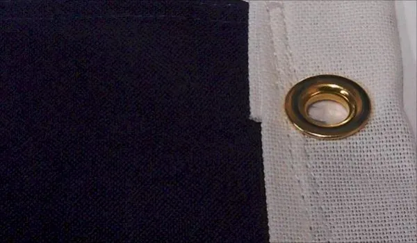 Brass Grommets with Durable Blended Fabric Header