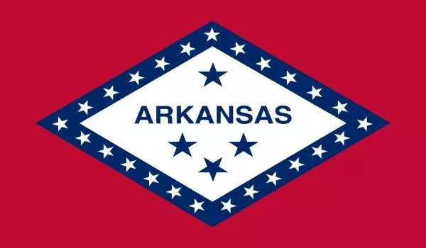 2x3 Arkansas 200 Denier Nylon Flag