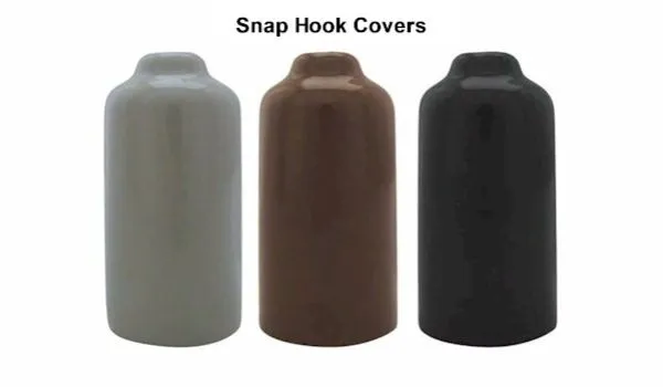 Large Snap Cover Brown 4-1/4