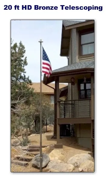 WE BELIEVE Package 20 HD Bronze Installed Flagpole Prescott, AZ Area