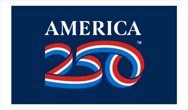 3x5 America 250™ Blue Nylon Flag with Grommets