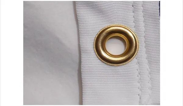 Brass Gromets & HD Canvas Header