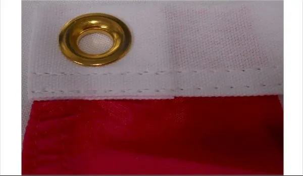 Brass Gromets & HD Canvas Header