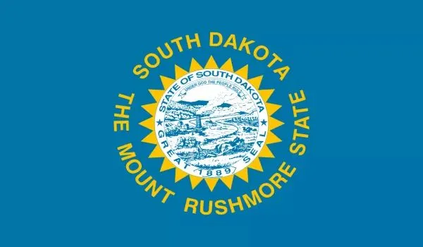 2x3 South Dakota Nylon Flag