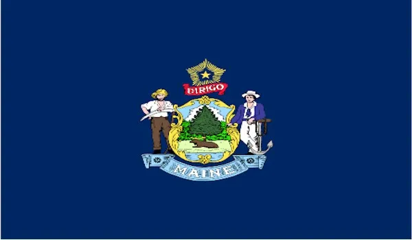Maine State Flags